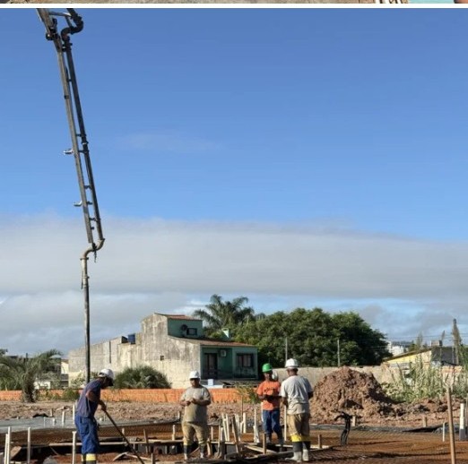 Bombeamento de concreto